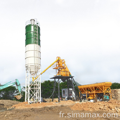 Plante de mélange de béton de béton prêt-mélange HZS25